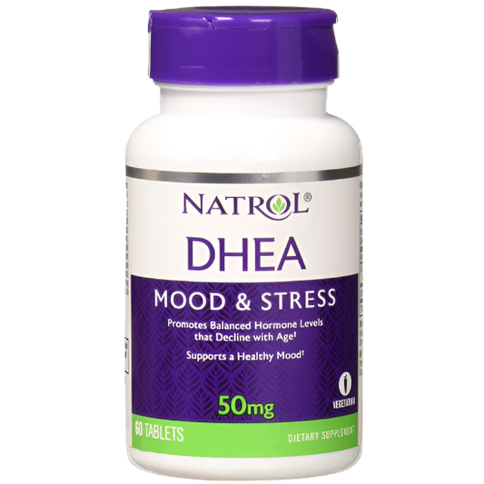 Natrol DHEA Mood & Stress 50 mg 60 Tablets