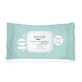 Byphasse makeup remover with aloe vera for sensitive skin 40 sheets