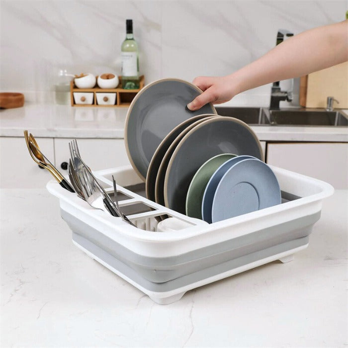 Dish Rack & Drainer Foldable | 2-in-1 - Medaid International