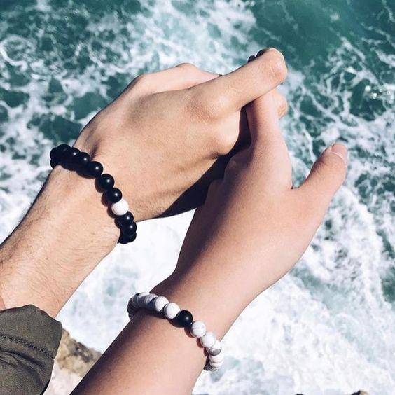 Distance Bracelets For Couples