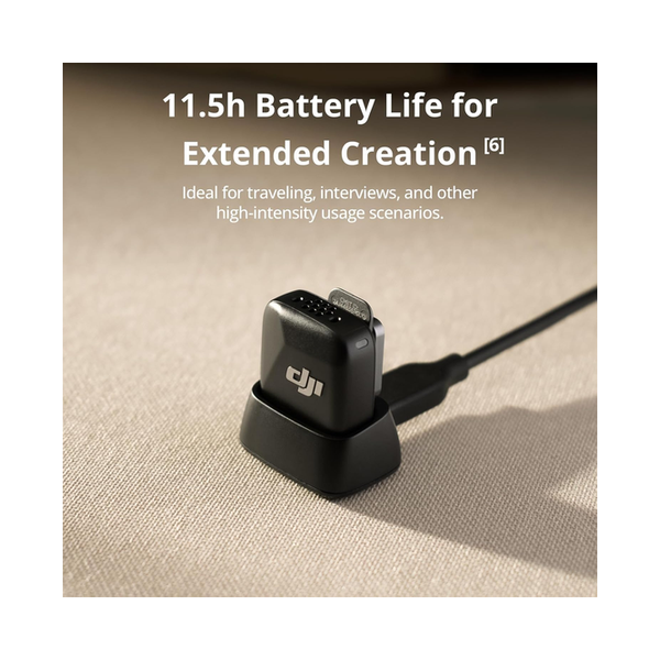 DJI Mic Mini (2 TX + 1 Mobile RX), Wireless Lavalier Microphone for iPhone 17/16/15 & Android/PC/Tablet, Plug-and-Play, 300m Transmission, Ultralight, Active Noise Cancelling, YouTube, Vlog, Streaming