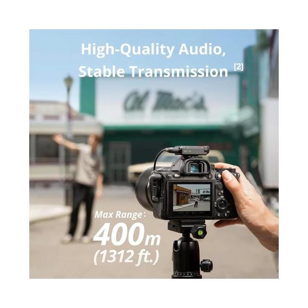 DJI Mic Mini (2 TX + 1 RX + Charging Case), Wireless Lavalier Microphone for iPhone/Camera/Android, Ultralight, Detail-Rich Audio, 48h Use, Noise Cancelling, Automatic Limiting, Vlog, Streaming