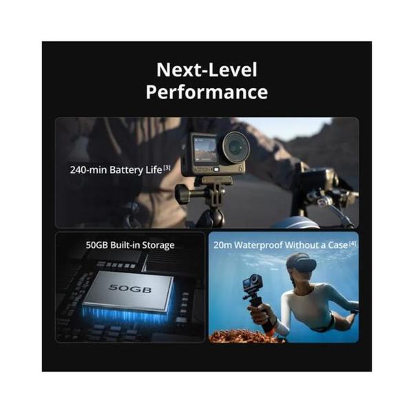 DJI Osmo Action 6 Adventure Combo, 4K/120fps Action Camera