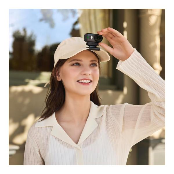 DJI Osmo Nano Standard Combo 128GB - Small 4K/60fps Vlogging Camera with a 1/1.3″ Sensor, 143° Wide FOV Video, 200-Min Recording, Swift Content Transfer, Magnetic POV Cam 4K for Sports, Vlog