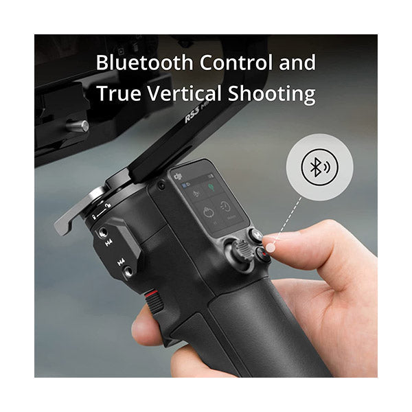 DJI RS 3 Mini, 3-Axis Mirrorless Gimbal Lightweight Stabilizer for Canon/Sony/Panasonic/Nikon/Fujifilm, 2 kg (4.4 lbs) Tested Payload, Bluetooth Shutter Control, Native Vertical Shooting