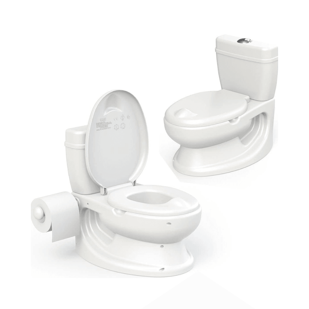 DOLU Educational Potty With Toilet Paper Holder With Sound Effect