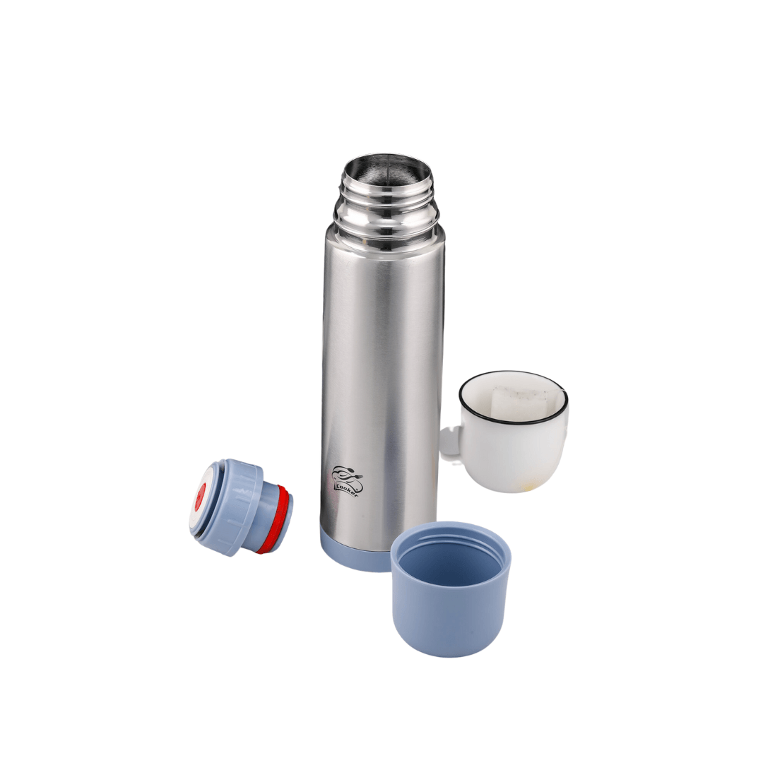 Double Layer Stainless Steel Blue Thermos 750ML 24 Hours (Cold) 12 Hours (Hot) Lebanon"
