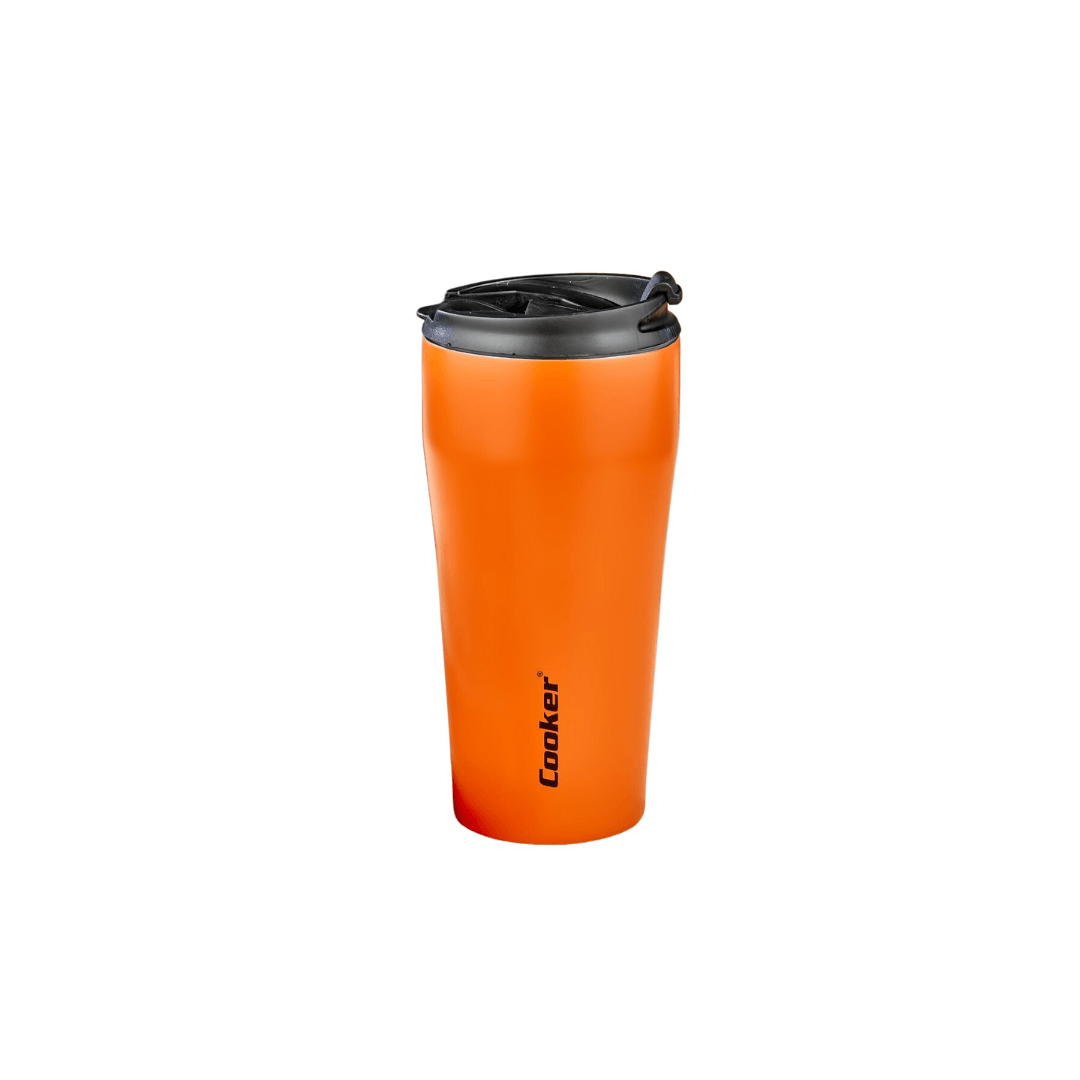 Double Layer Stainless Steel Powder Thermos 400ml Orange
