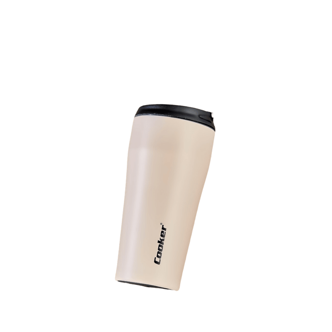 Double Layer Stainless Steel Powder Thermos 400ml Light Pink