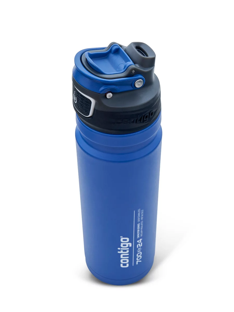 Contigo Free Flow AUTOSEAL™ Vacuum-Insulated Water Bottle, 700 ml (Blue Corn)