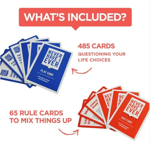 Never Have I Ever | Hilarious Family Card Game with Fun Questions & Crazy Stories Great for Game Nights & Parties