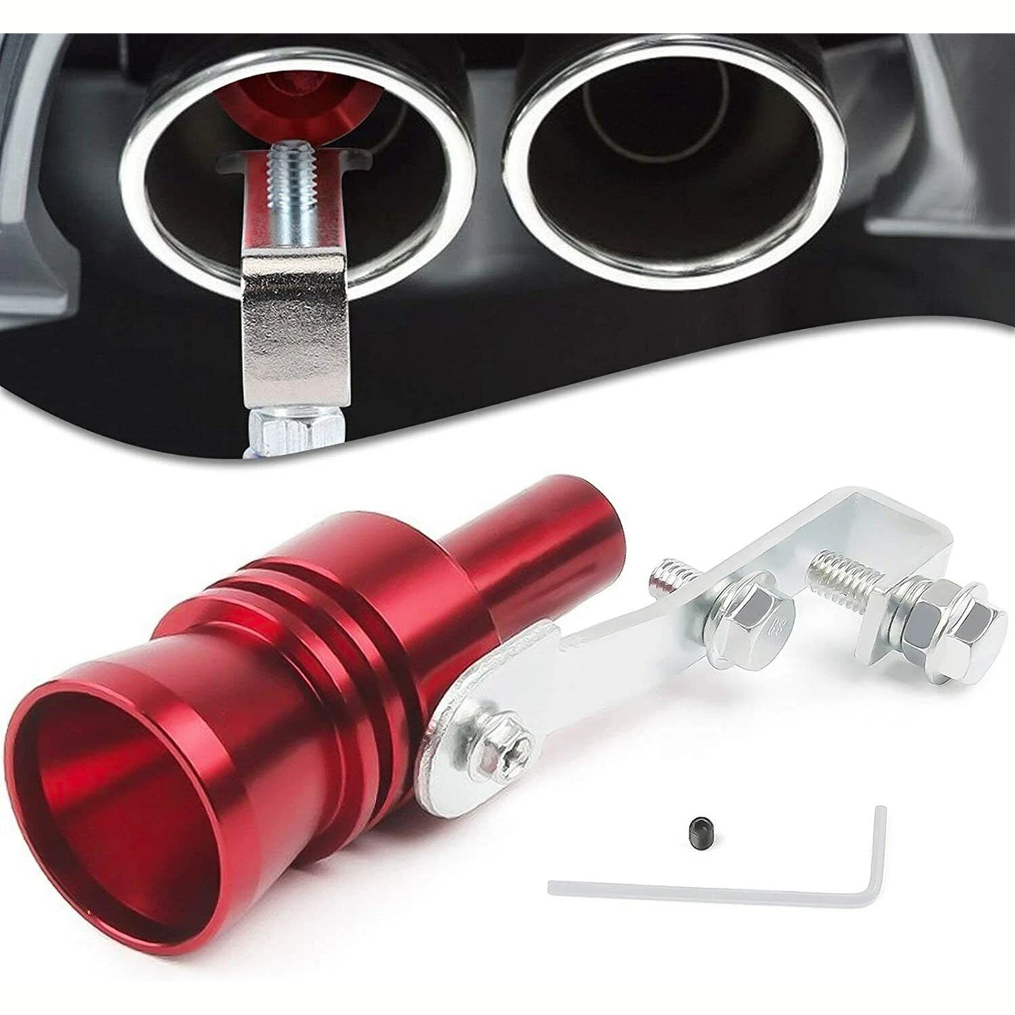 Car Turbo Sound Whistle, Exhaust Sound Enhancer 1Pcs