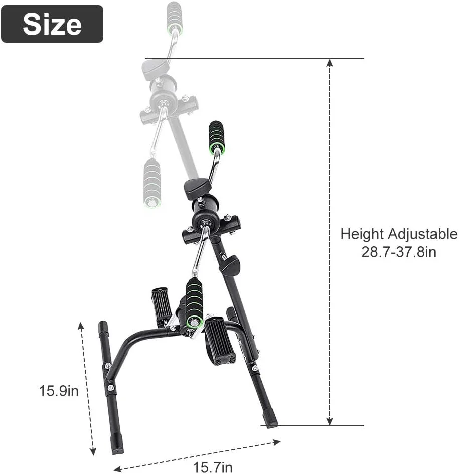 Pedal Exerciser Bike, Hand Arm Leg and Knee Peddler