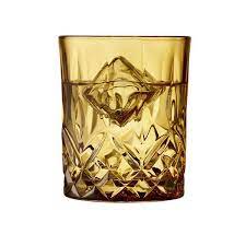 Lyngby Glass Whisky Glass Sorrento 32cl 4pcs Amber