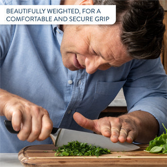 Tefal Kitchen Set Jamie Oliver (Santoku 16,5 Cm, Chef 15 Cm, Utility 12 Cm, Paring 9 Cm)