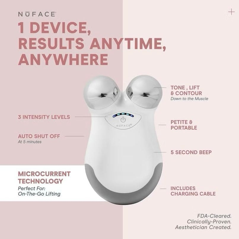 Mini Facial Toning Device ‚Äì Microcurrent Wrinkle Reducer & Skin Lifting Tool