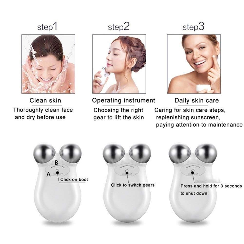 Mini Facial Toning Device ‚Äì Microcurrent Wrinkle Reducer & Skin Lifting Tool