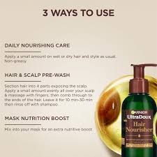 Garnier Ultra Doux Pure Avocado And Shea Butter Hair Nourisher For Very Dry, Frizzy Hair Or Dry Scalp 120ml