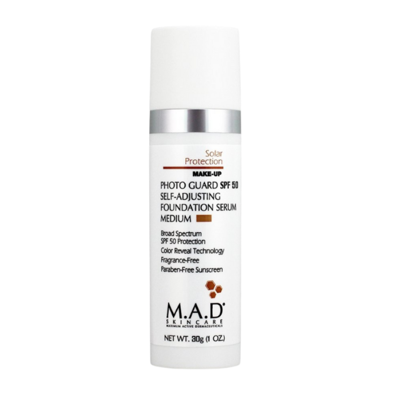 M.A.D photo guard spf50 foundation serum : medium