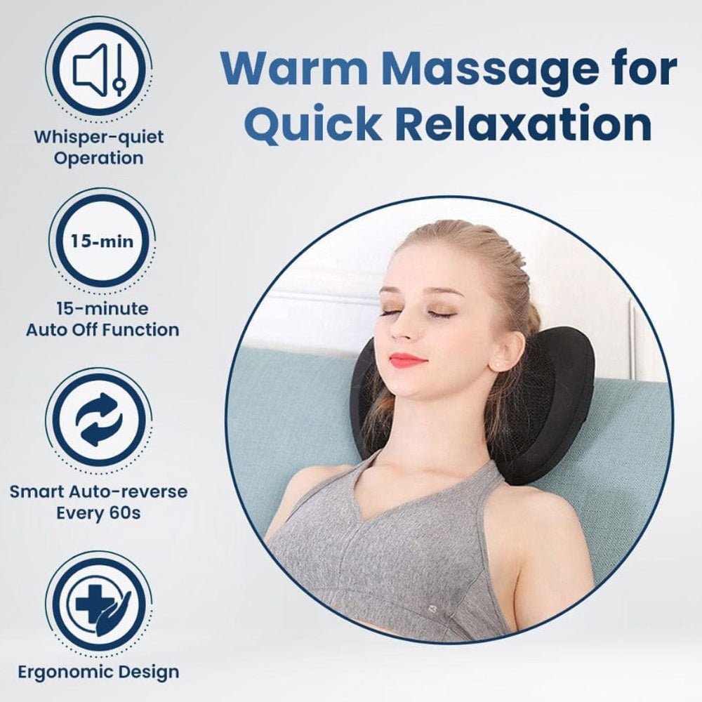 Dr Physio USA Shiatsu Cushion Full Body Neck Massager Machine 1012