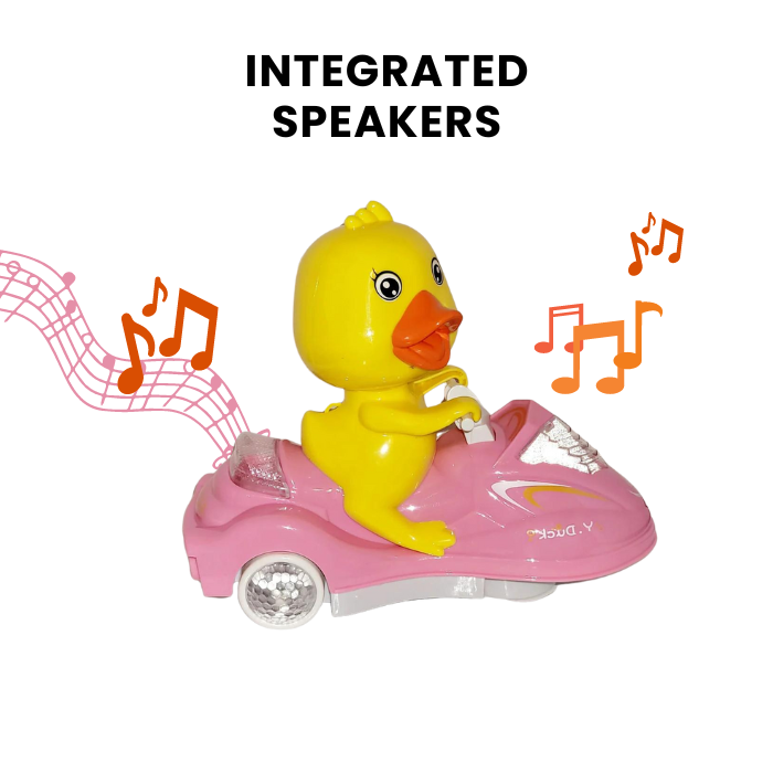 Duck Car Baby Toy | Musical & Vibrant - Medaid International