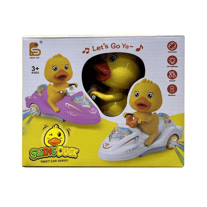Duck Car Baby Toy | Musical & Vibrant - Medaid International