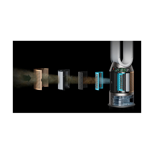 Dyson Purifier Humidify+Cool Formaldehyde (White/Gold) PH04 379491-01, with 2 Years Official Channel Warranty