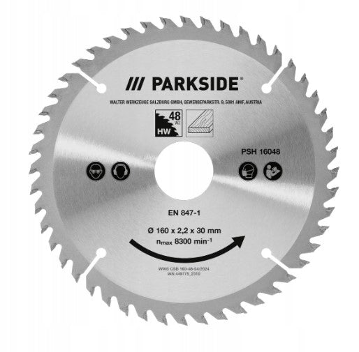 Parkside 160mm TCT Circular Saw Blade