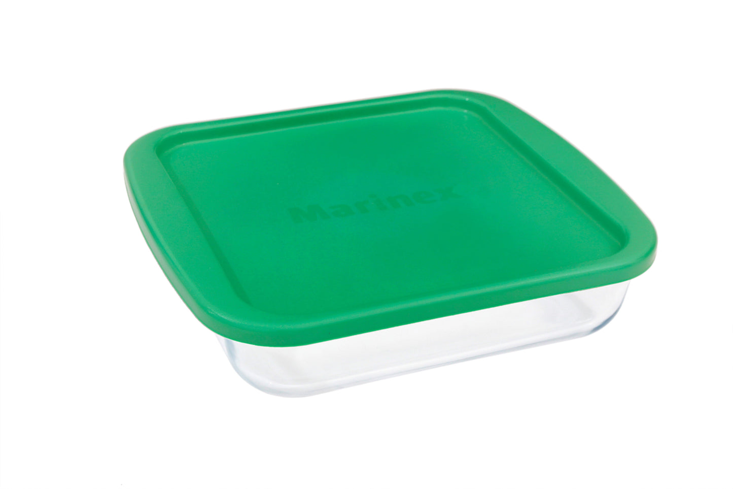 Marinex square baking dish with plastic lid, 1.8L(assorted colors)