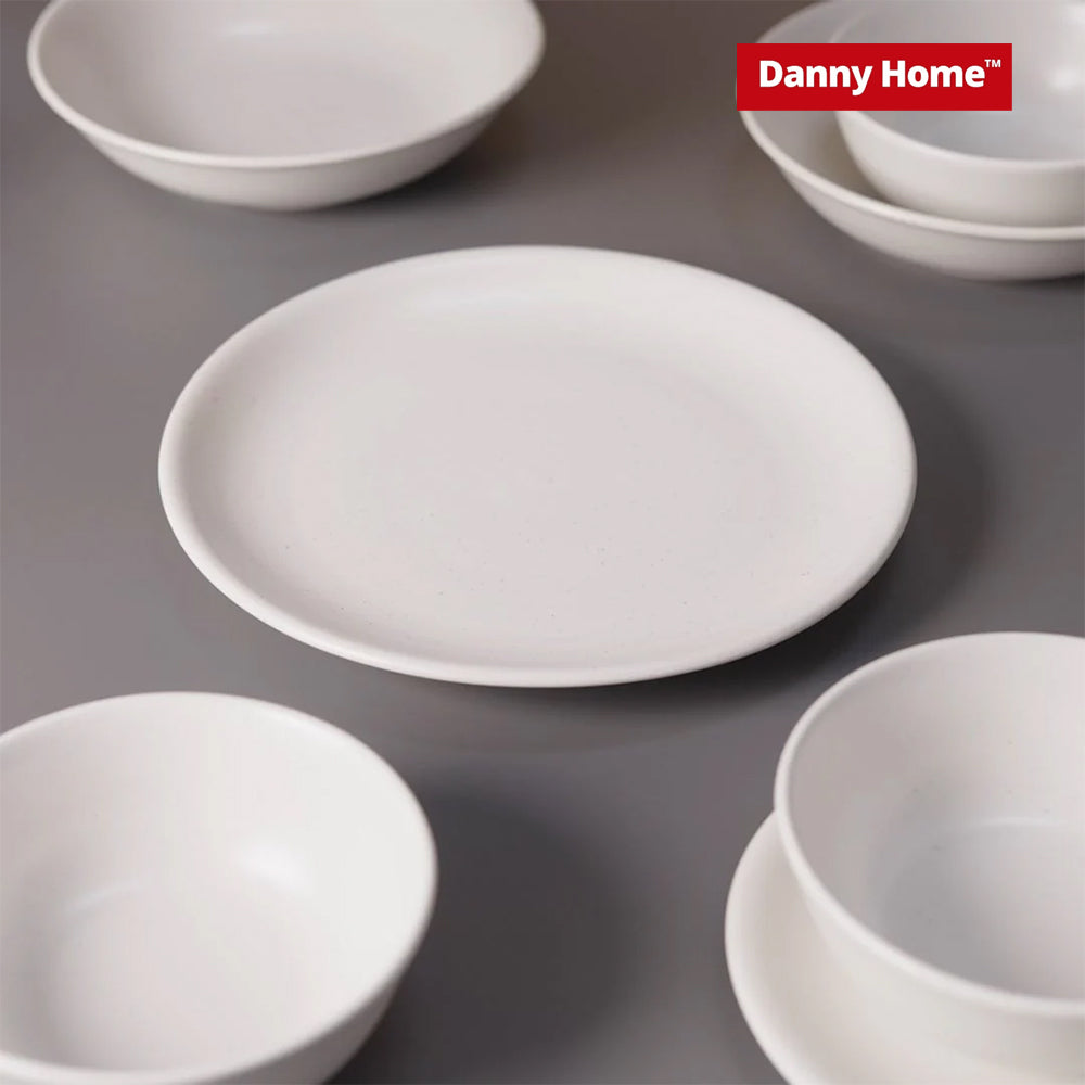Danny Home 3-Piece 14-Inch White Serving Bowl