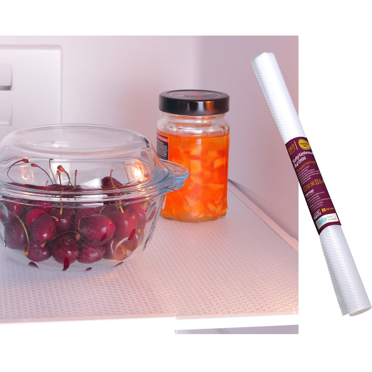 EVA Transparent Shelf Mat 125 x 50 cm