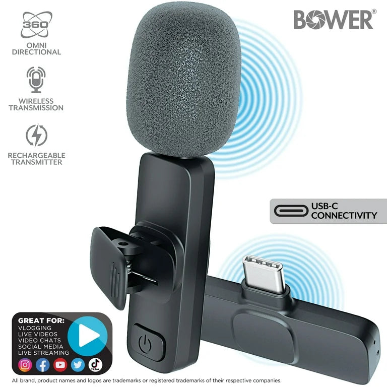 K9 Wireless Lavalier Microphone TYPE-C
