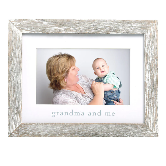 Grandma and Me Sentiment Frame Rustic