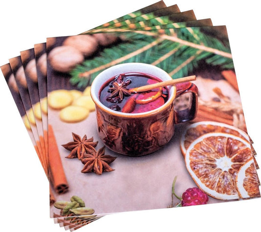 Tib Mulled Wine Napkins - 33 x 33 cm | Tib In Lebanon