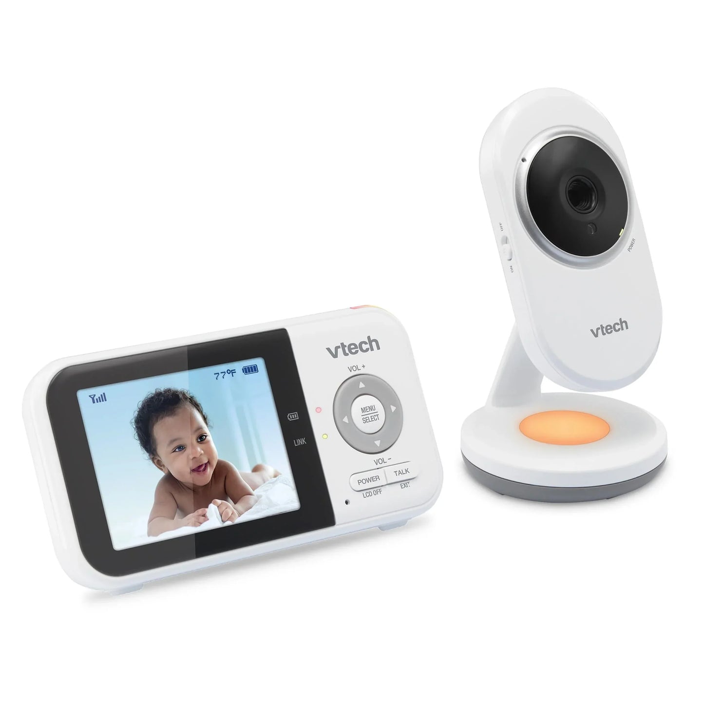 Vtech - 2.8inch 270P Fic Cam Video Monitor - Night Light - 800MAH Battery