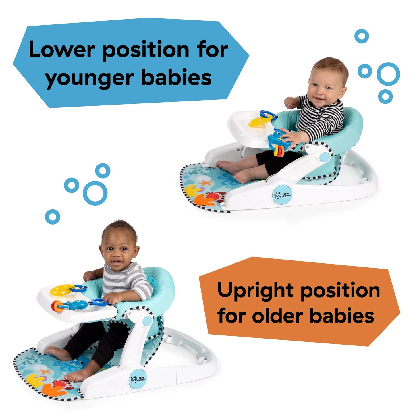Kids2 - Be Oe 2 in 1 - Floor Seat - Sea Support