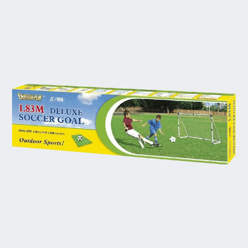 Outdoor Play Co.Ltd Deluxe Goal Outdoor Goal White/Blue - Medaid International