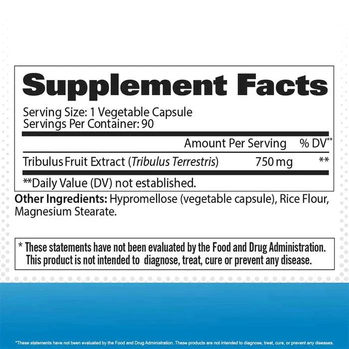 GAT Sports Tribulus Terrestris – 750 mg, 90 Servings
