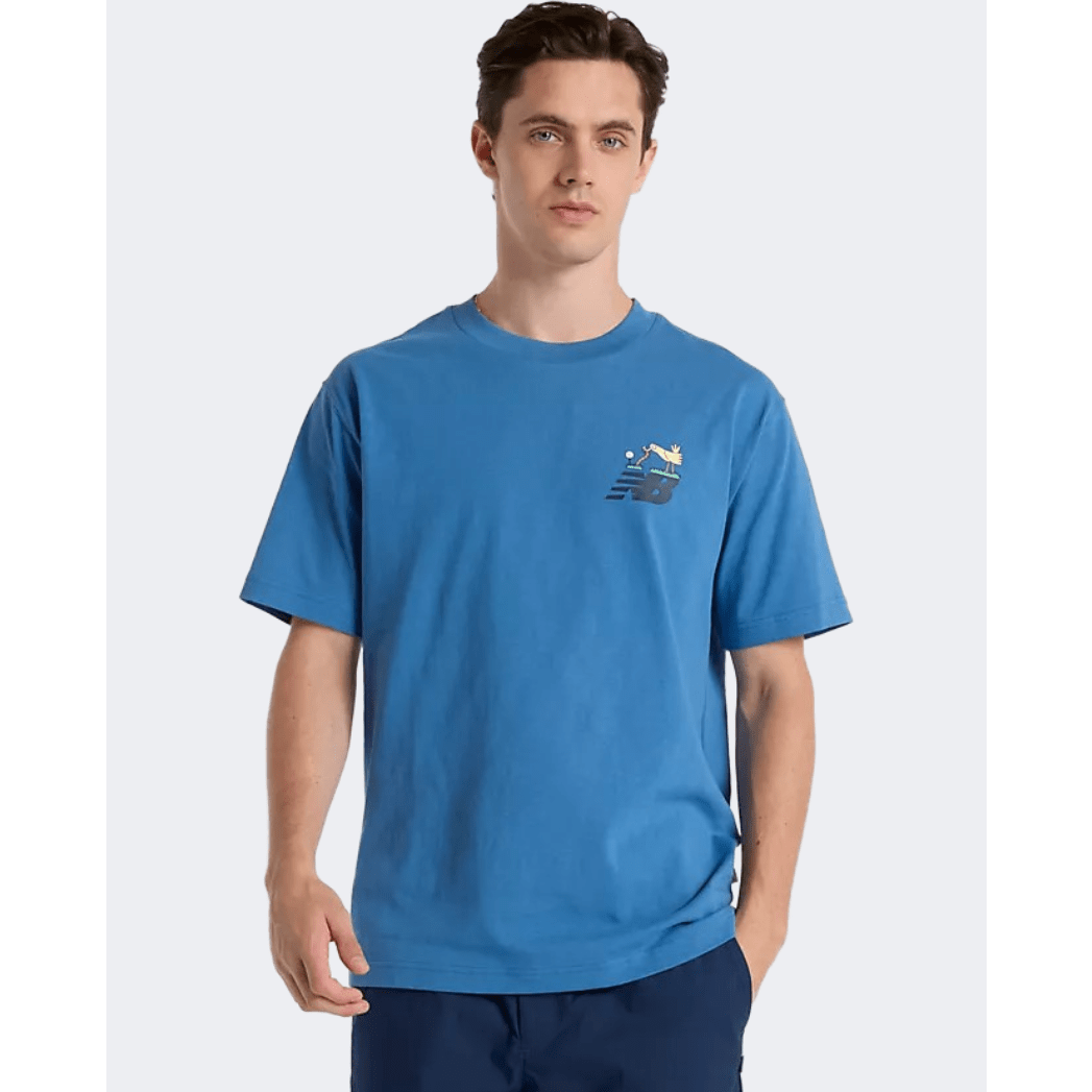 New Balance Athletics Golf Cartoon Men Lifestyle T-Shirt Sea Stone - Medaid International