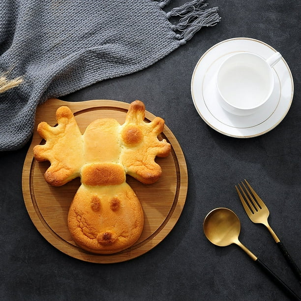 Munchies Tools Reindeer Silicone Chocolate and Cake Mold 9 Inch Red
