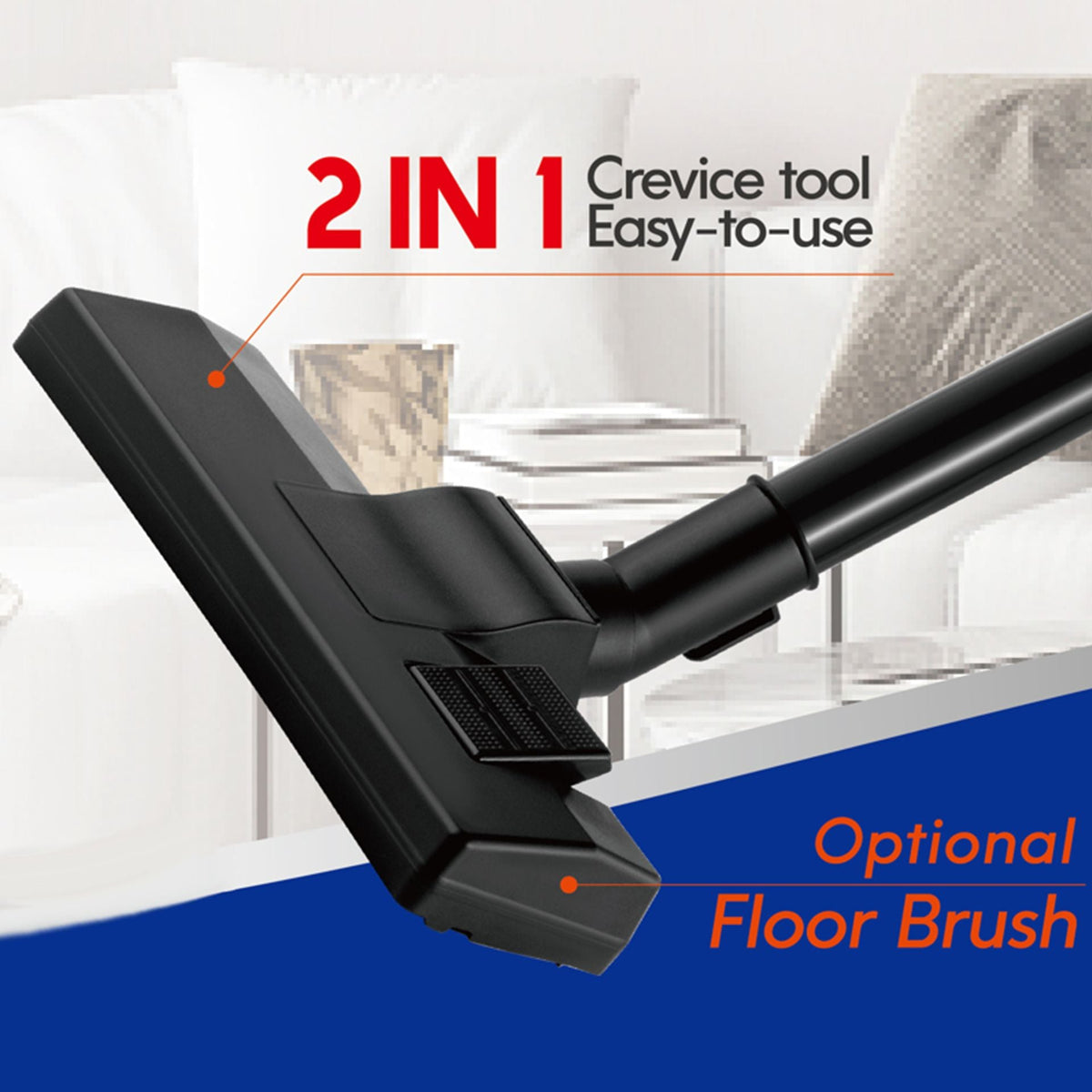 Sonifer SF-2245 high quality 800w Corded Cyclone suction power 2 in 1 dry hand held vacuum cleaner