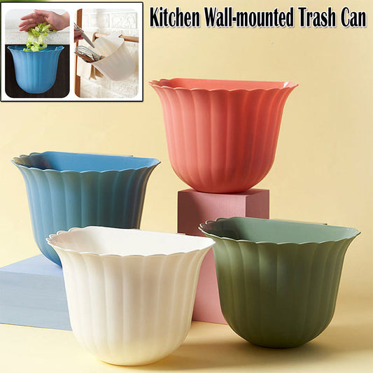 Garbage Bin Flower Shape Hanging Trash Can