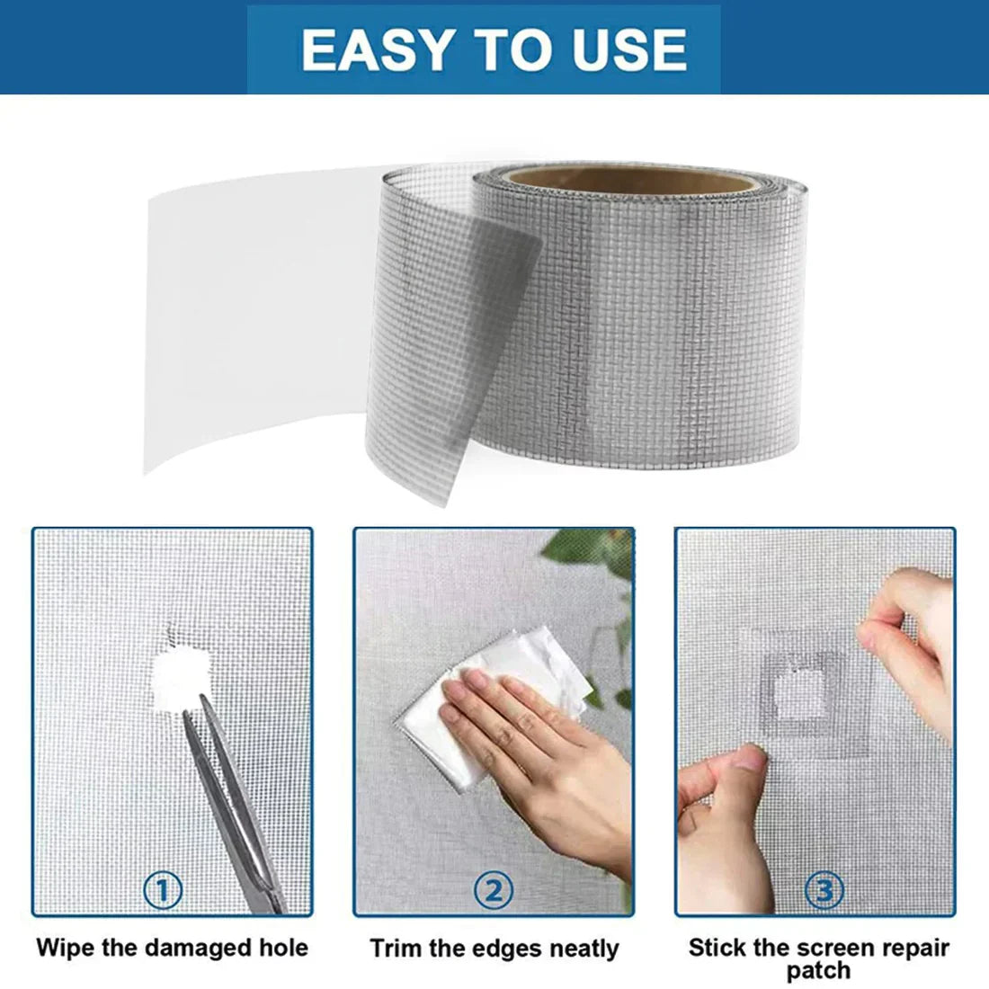Screen Repair Tape - تلزيق منخل - Medaid International