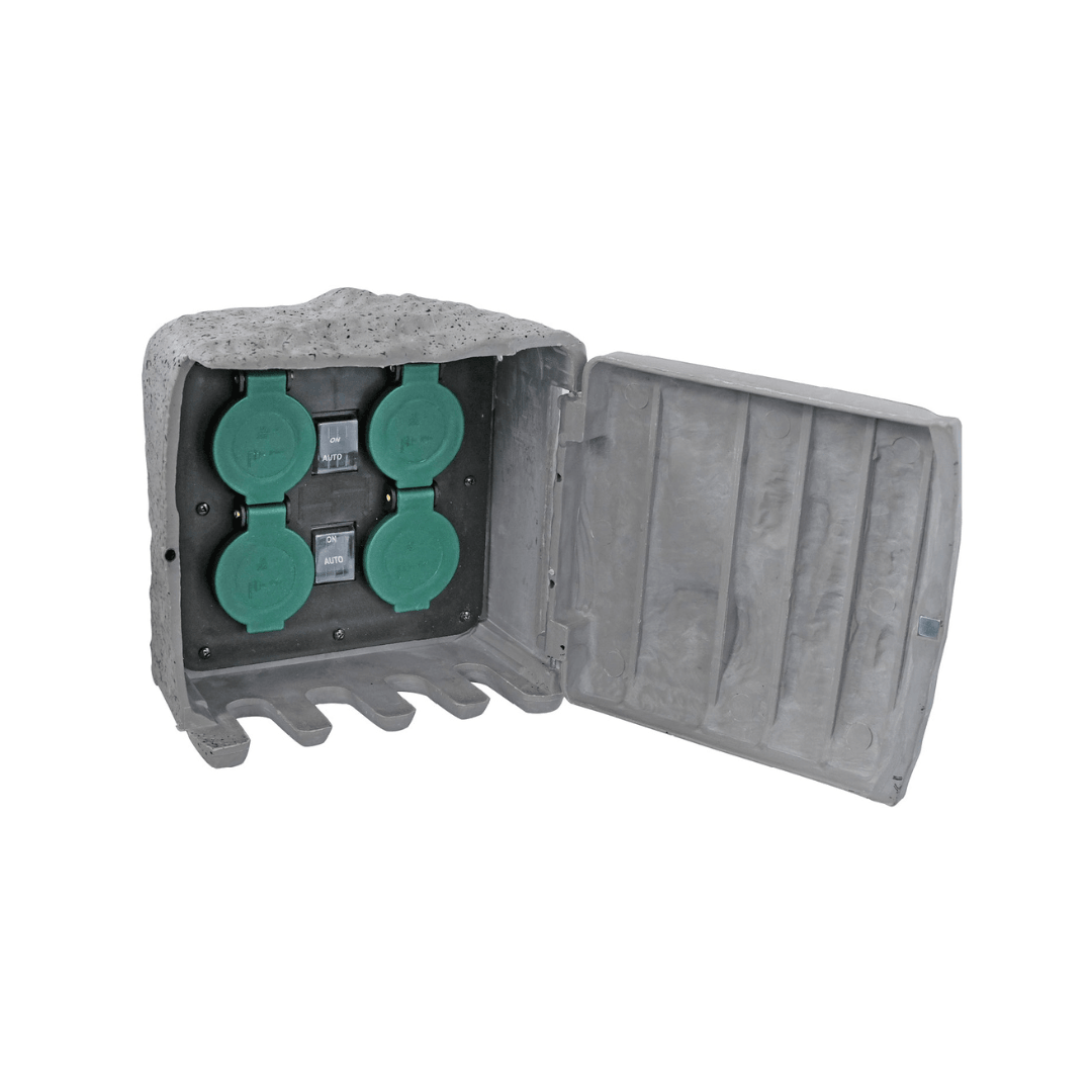 EASY HOME® Outdoor Socket In Stone Look