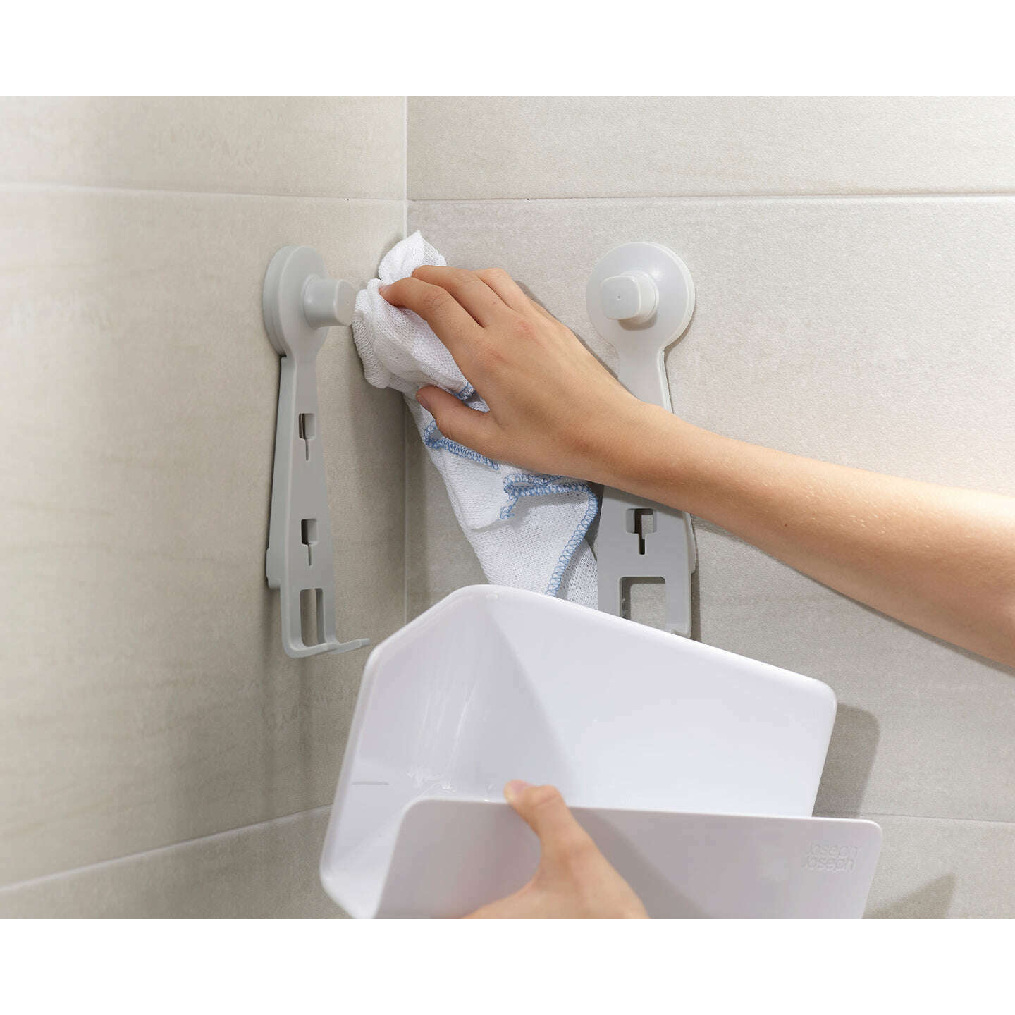EasyStore Corner Shower Shelf with Removable Mirror - Medaid International