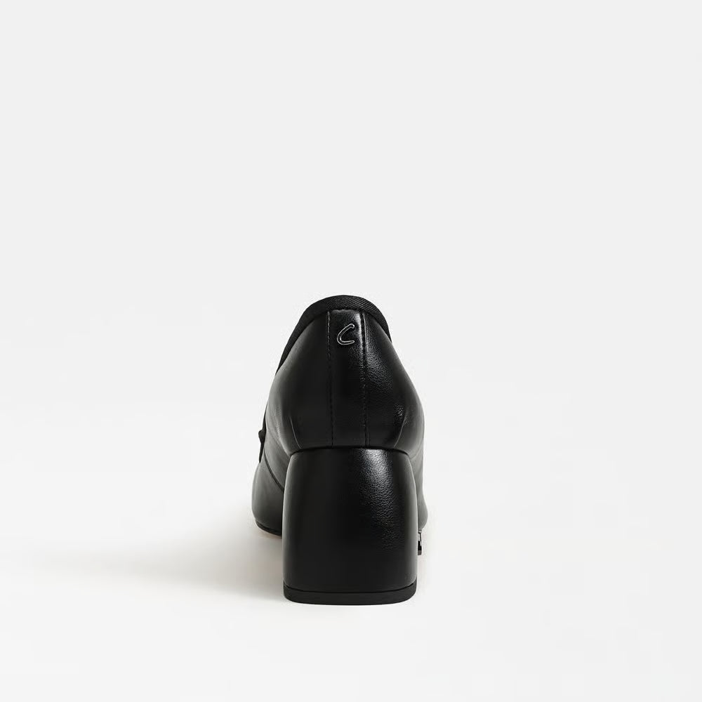 Circus NY by Sam Edelman Women's Black Della Lace-Up Block-Heel Ballet Pumps | Circus NY by Sam Edelman In Lebanon