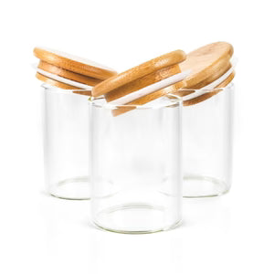 12 Pieces Glass Spice Jars
