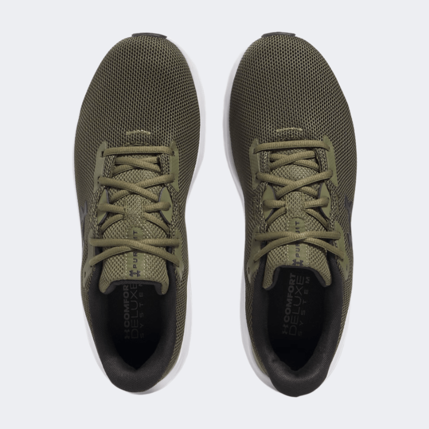 Under Armour Charged Pursuit 4 Men Running Sneakers Marine Od Green - Medaid International