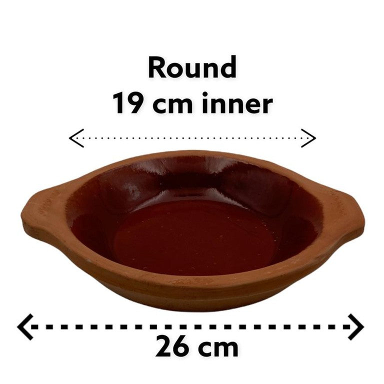 Round Clay Egg Pan 25 cm