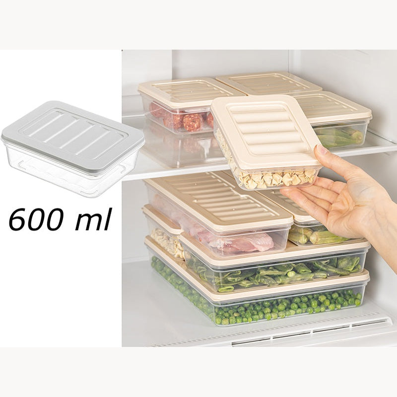 Fresh box 600 ml - Stackable inside fridge